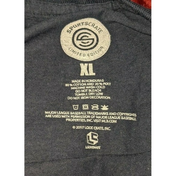 Sports Crate Boston Red Sox Christmas Long Sleeve T-shirt Limited Edition 2017 - Picture 3 of 4